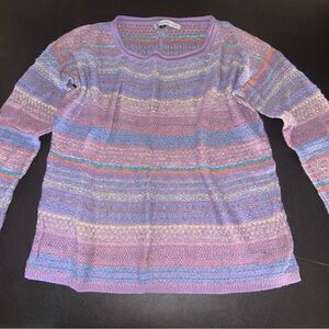 Pastel Striped Women's Sweater